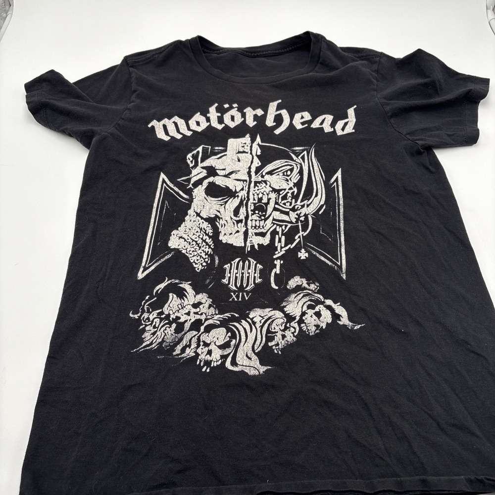 Motörhead XIV T-shirt Graphic Print Mens Size Medium No Tag Black Preowned‎